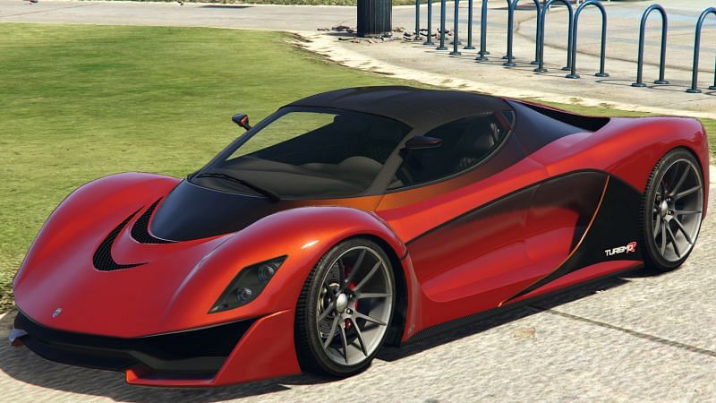 The Turismo R is one of the cheapest and most versatile hypercars in the game (Image via GTA Fandom Wiki)