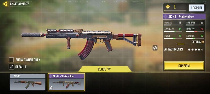 AK-47 &ndash; Stakeholder is one of the rewards