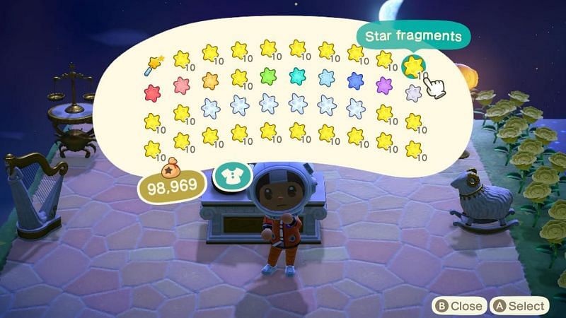 Star fragments in Animal Crossing: New Horizon (Image via u/Cloud2570, Reddit)