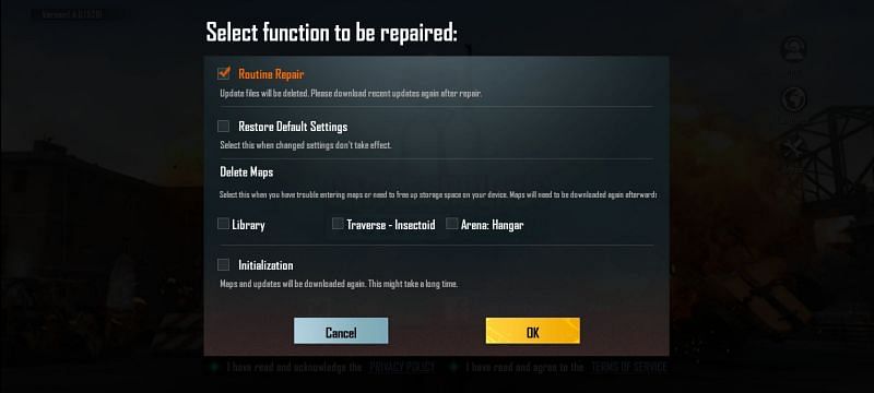 Routine Repair should be checked when players repair the client.