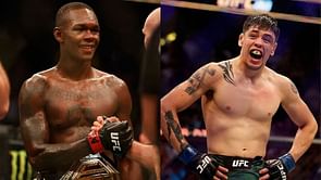"You're going to blow up worldwide" - Israel Adesanya's heartwarming interaction with Brandon Moreno after UFC 263