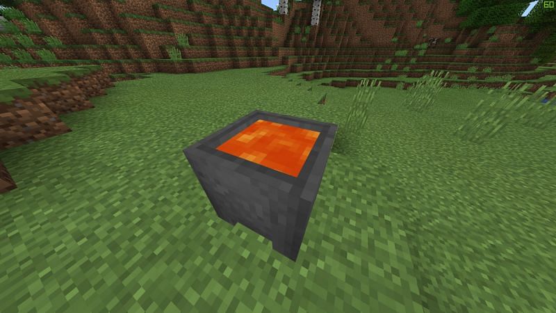 Lava in a cauldron (Image via u/PC_Screen on Reddit)
