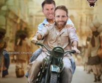 “Helmet guys” - Rashid Khan reacts to fan-made pic of Kane Williamson and David Warner on a bike