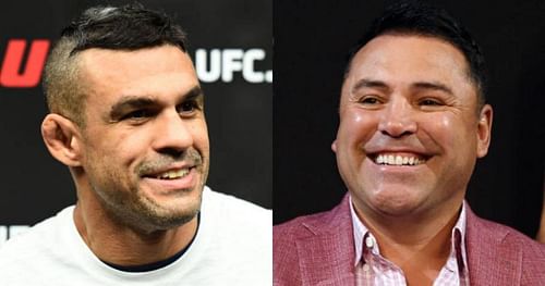 Vitor Belfort (left) and Oscar De La Hoya (right)