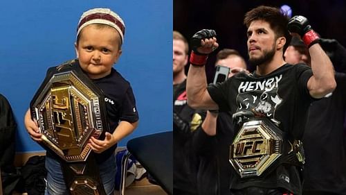 Hasbulla Magomedov (left), Henry Cejudo (right)