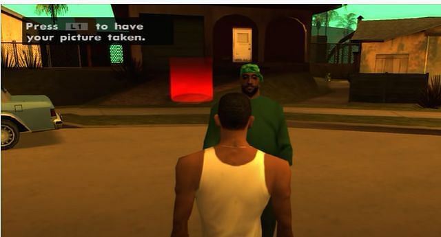 Players can click pictures in GTA San Andreas (Image via o Knightz o YouTube)