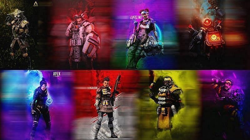 Legends in Apex Legends Mobile (Image via UHD Wallpaper)