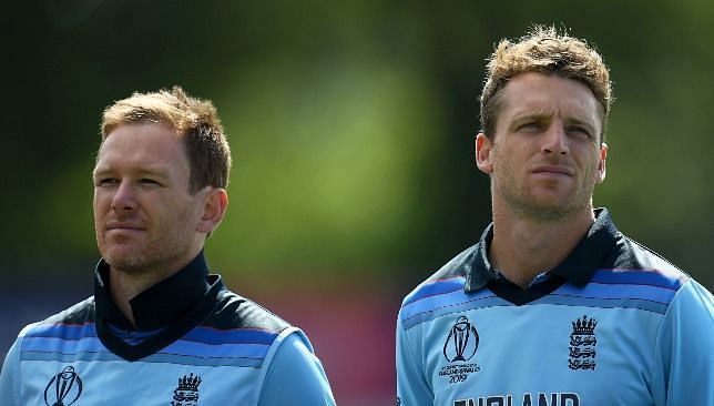 Jos Buttler (R) and Eoin Morgan