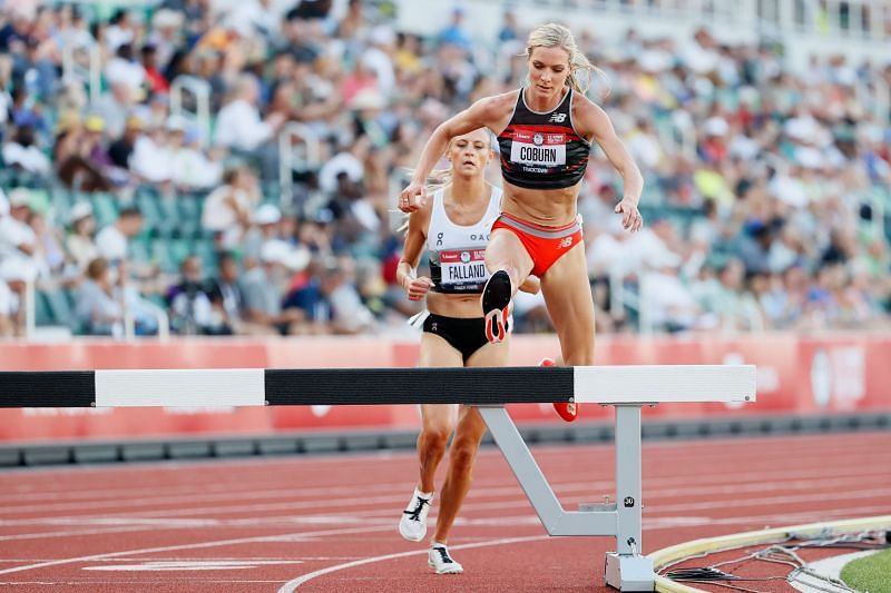 Emma Coburn at the US Olympic Track and Field Trials