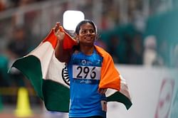 How are race timings measured in Athletics events?