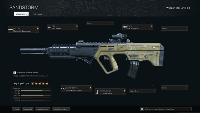 The RAM-7 seemingly has everything a player needs in an assault rifle in Call of Duty: Warzone (Image via Activision)