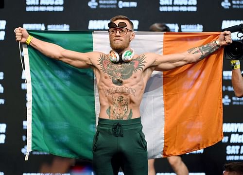 Floyd Mayweather Jr. v Conor McGregor - Weigh-in