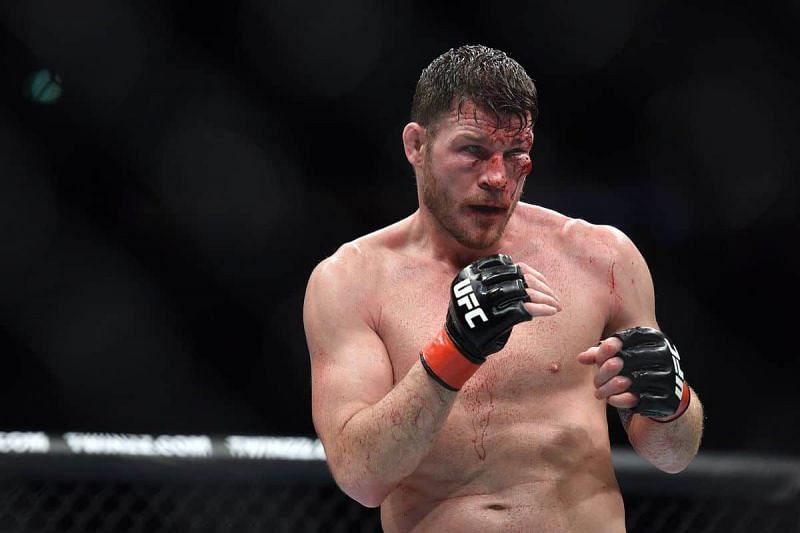 Michael Bisping fights on despite being busted.