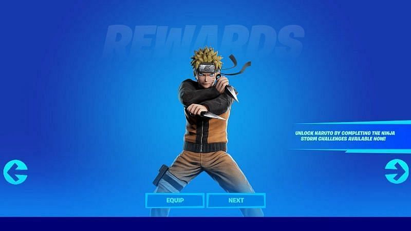 Naruto in Fortnite. Image via Sportskeeda