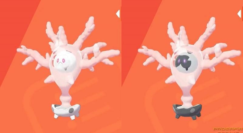 Galarian Corsola and Cursola, Ghost types.