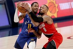 Portland Trail Blazers 140-147 Denver Nuggets: Nikola Jokic and co. spoil Damian Lillard's record-breaking night in double OT; here's how Twitter reacted
