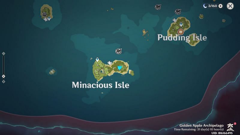 Minacious Isle mural location (image via Genshin Impact)