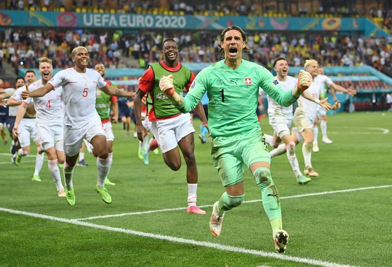 Switzerland defeated France 5-4 on penalties.