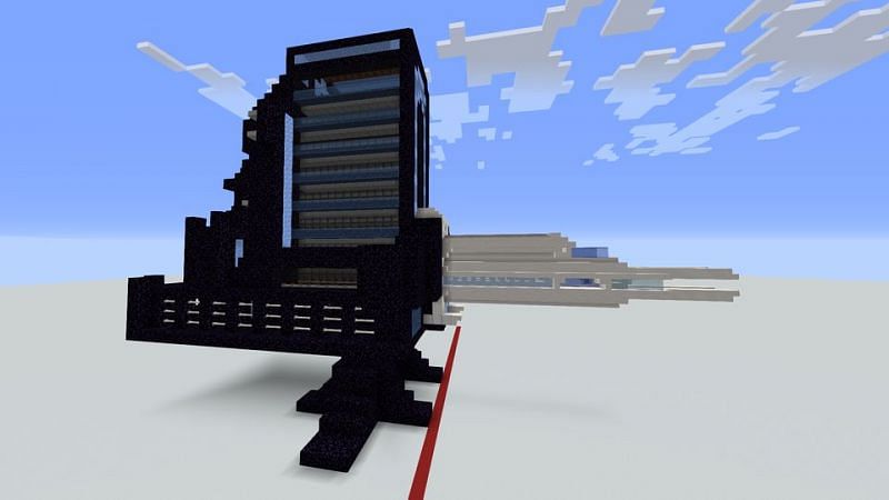 An insane looking TNT cannon (Image via u/1TemporalDilationBoi on Reddit)