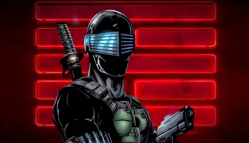 A comic art of Snake Eyes (Image via Paramount Pictures)