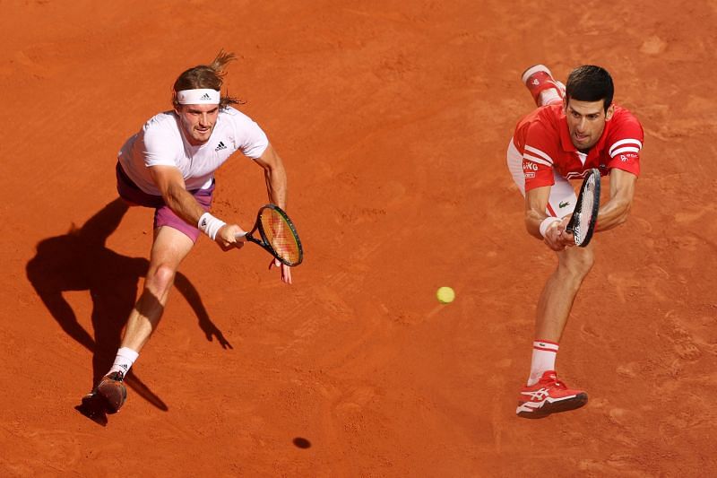 Novak Djokovic will face Stefanos Tsitsipas in Sunday's final