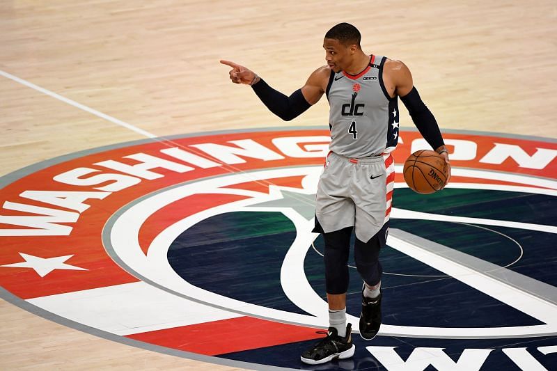 Russell Westbrook with the Washington Wizards