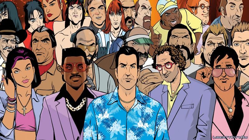 GTA Vice City has a lot of great characters, but it also has its share of forgettable ones (Image via Pinterest)