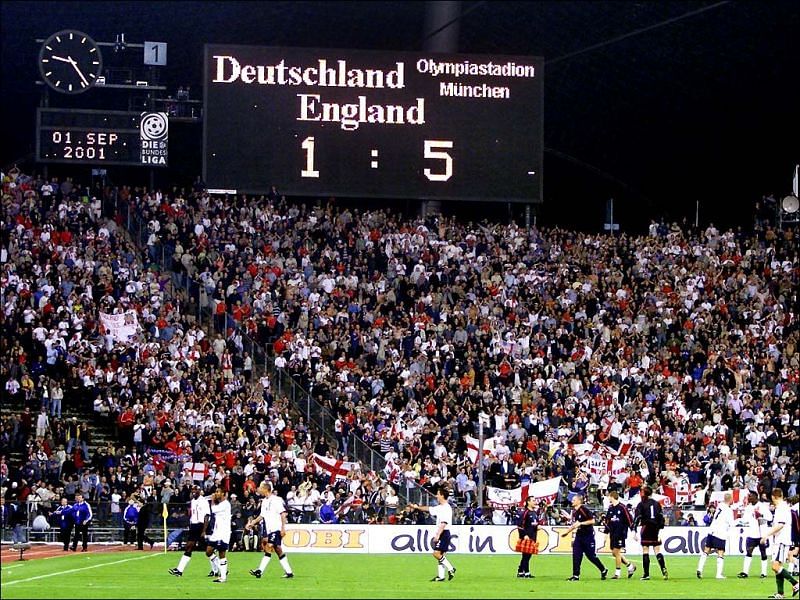 England fans will be hoping for a repeat of their famous 1-5 win over Germany when the two sides face off next week