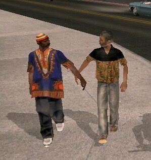Gay couples in GTA San Andreas(Image via GTA Wiki - Fandom)