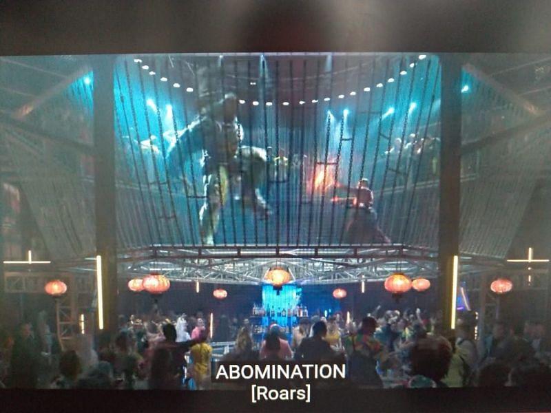 Abomination vs Wong (potentially) in &#039;Shang-Chi&#039;. Image via: Marvel Studios/ Disney