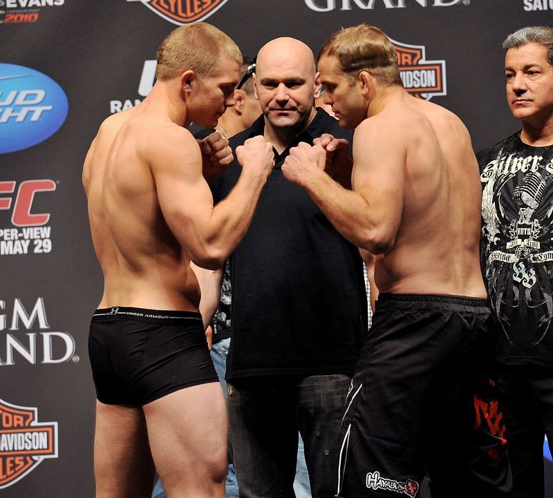 UFC 114 Weigh-In, Jensen on the right.