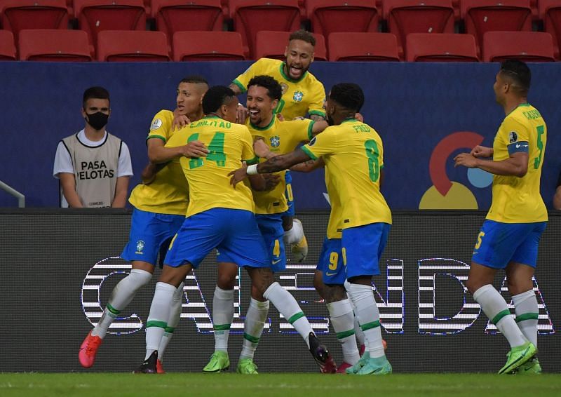 Brazil comfortably saw off Venezuela in tournament opener