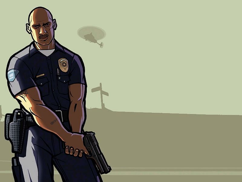 Beta artwork of Officer Tenpenny (Image via Rockstar Games)