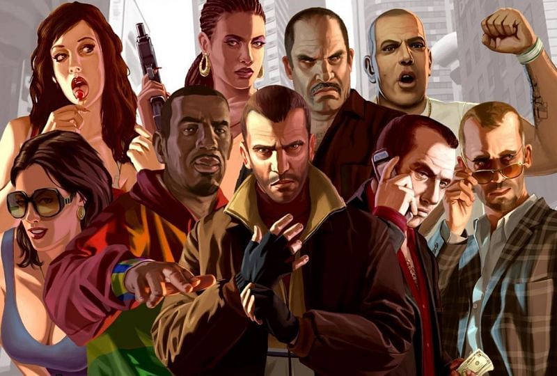Some GTA 4 characters (Image via Rockstar Games)