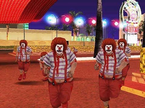 If CJ is a clown, then GTA San Andreas is the circus (Image via Perros Bajos, YouTube)