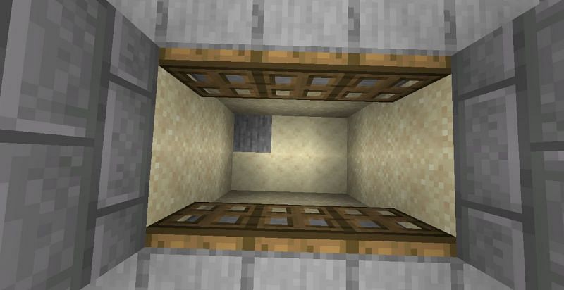 Place trap doors (Image via Minecraft)