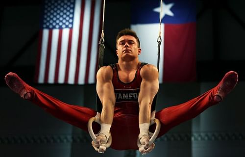 Brody Malone in action at the US Gymnastics Championships Day 1