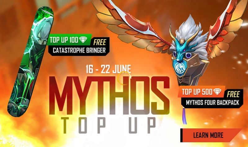 The Mythos Top Up event will run till June 22nd