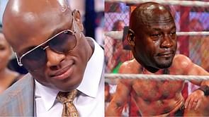 Bobby Lashley reacts to the controversial WWE Hell in a Cell finish