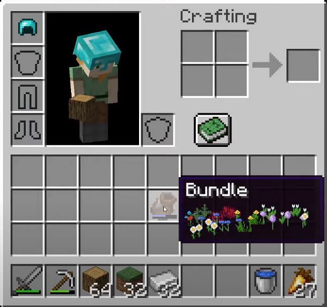 Bundles (Image via Minecraft on youtube)