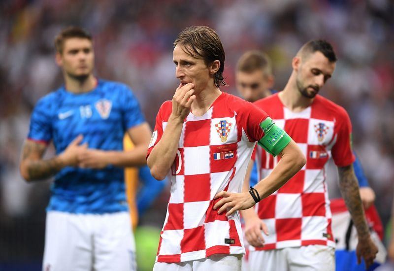 Luka Modric experiences the agony of World Cup final defeat in 2018