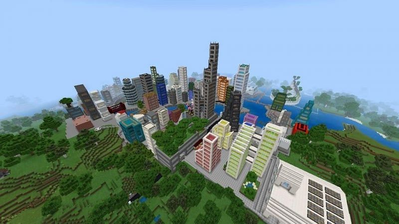 How to build a city in Minecraft easily