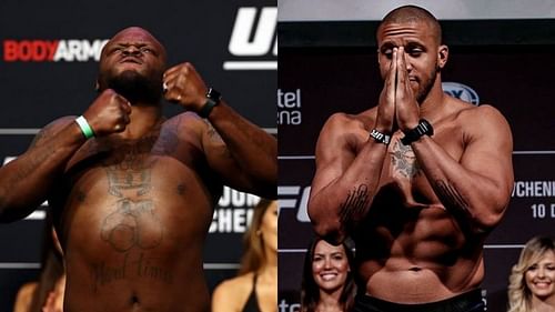 Derrick Lewis (left), Ciryl Gane (right) [Photo credit: @ciryl_gane on Instagram]