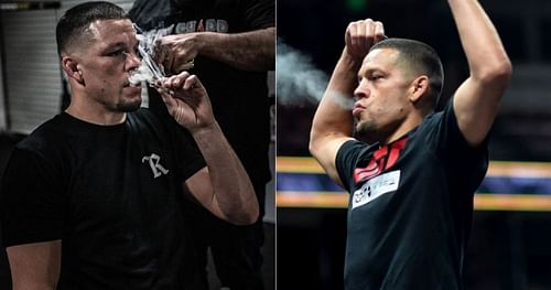 Nate Diaz [Image credits: ocregister.com and Nate Diaz's Instagram]