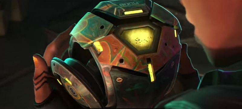 Raze's damaged Boom-Bot