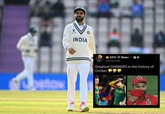 WTC final: Twitter blasts Team India for 'choking' as New Zealand win the final by 8 wickets