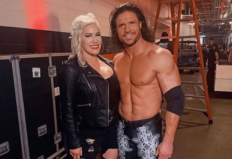John Morrison and his wife Franky Monet both work for WWE.