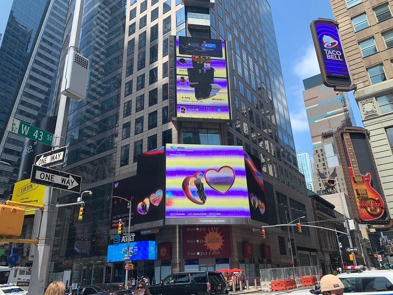 Minecraft fans react as 'Ranboo My Beloved' Billboard goes live at NYC ...