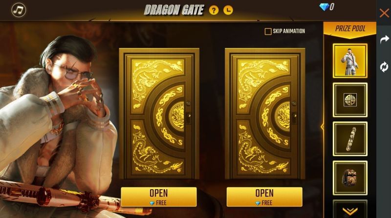 How to get the new Dragon Gangster Bundle through Free Fire's Dragon