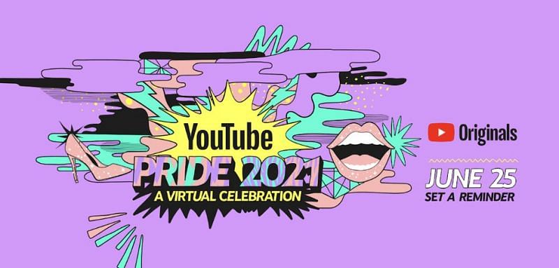 Fans are in high anticipation for YouTube Pride 2021 is set to stream on June 25th (Image via YouTube)